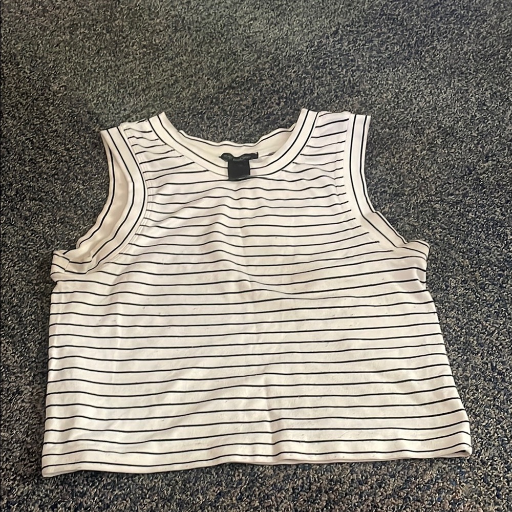 Striped Sleeveless Tank Top